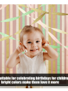 8 Pieces Of Crepe Paper Spiral Garland, Party Decorations, Party Scene Layout, Decorative Hangings, Creative Party Decorations - Image 5